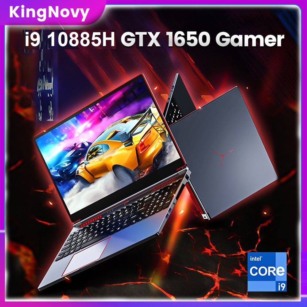 Intel 16.1 Inch Gaming Laptop i9 10885H i7 Nvidia GTX 1650 4G Laptops IPS 1920x1080 144Hz Ultrabook 