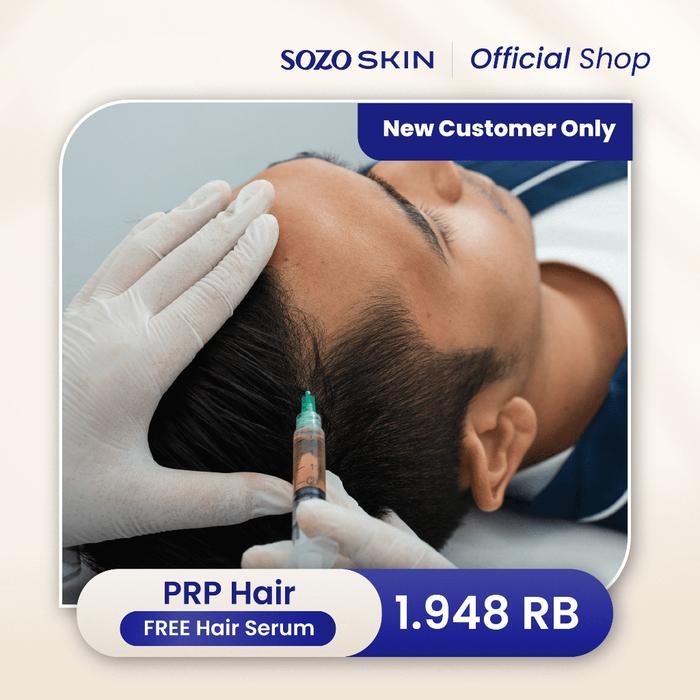 SOZO SKIN PRP Hair + FREE hair serum [KHUSUS CUSTOMER BARU]