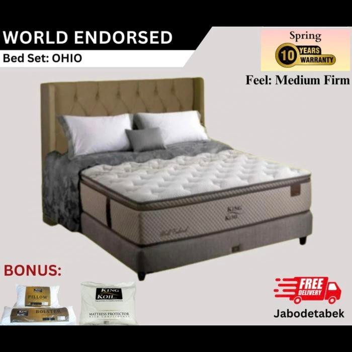 King Koil Spring Bed New World Endorsed (Set Bed Set Ohio) - 180X200