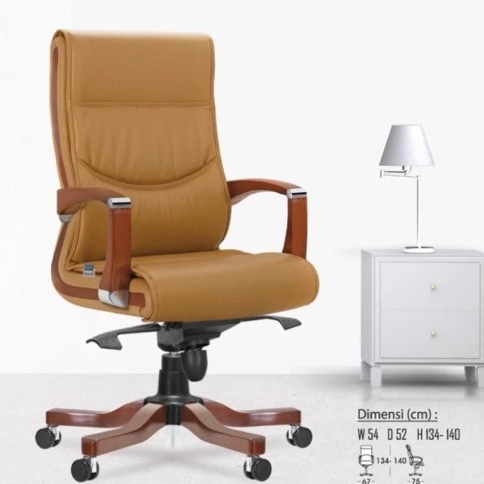 Kursi Direktur Kursi Kantor Indai Recosier I Hdt Kulit Asli