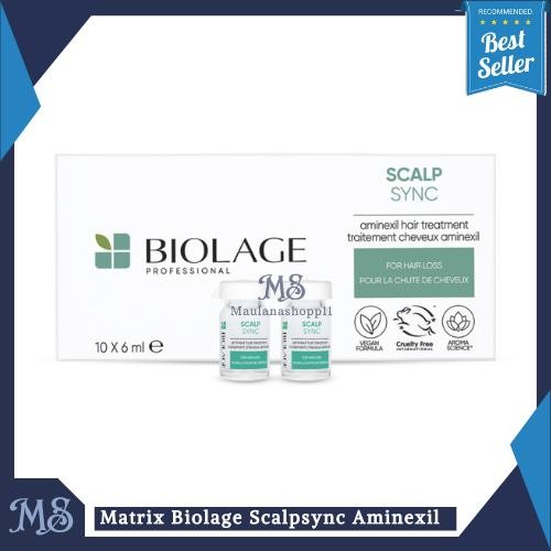 Matrix Biolage Scalpsync Aminexil 10 x 6 ML - Serum Rambut Rontok