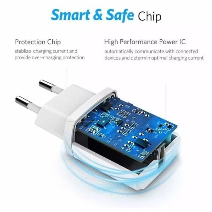 Ugreen Charger 2.1 A Bonus Kabel Ugreen Micro Usb 100 Cm Original