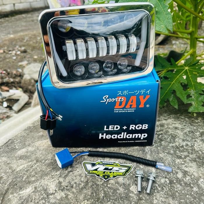 lampu depan GL PRO MAX daymaker GL KOTAK set BATOK set rink CROM LAMPU DEPAN GL PRO max RX KINK