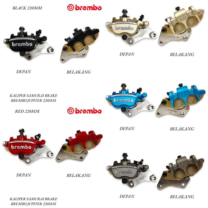 Kaliper Brembo Samurai 2P Kanan Jupiter Z/ F1zR/ RX King/ Vega R/ Nouvo Universal