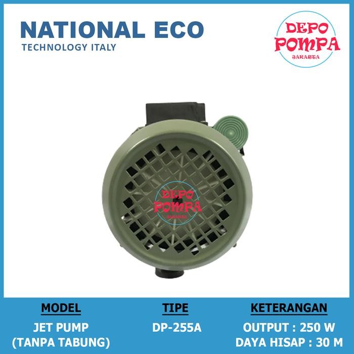 Stok Terbatas! Pompa Air Jet Pump National Eco 255