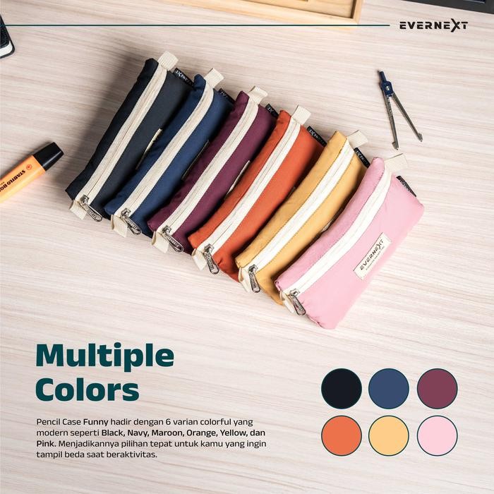 

Evernext Pencil Case Funny Tempat Pensil Alat Tulis Sekolah Kantor Kuliah Traveling Organizer