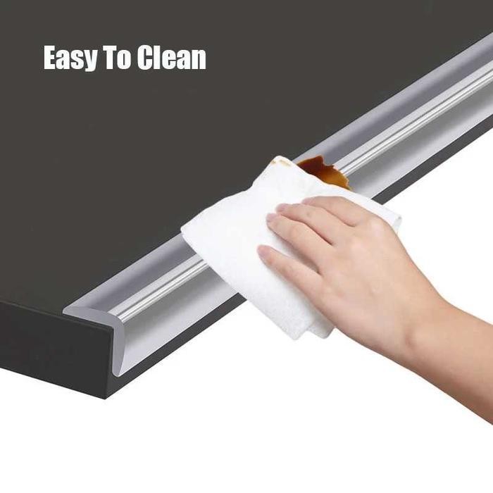 Lis Karet Pelindung Sudut Meja / Bumper Strip Rubber Transparan Pengaman Siku Meja