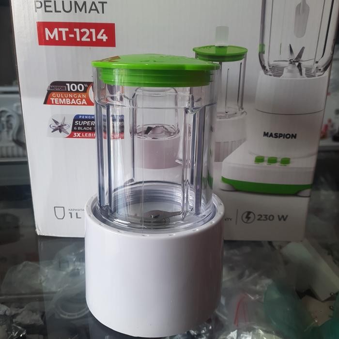 GELAS BUMBU KERING + PISAU BLENDER MASPION MT 1214 ASLI