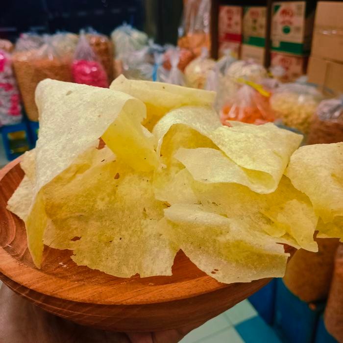 

Sedia keripik singkong tisu tipis 100g