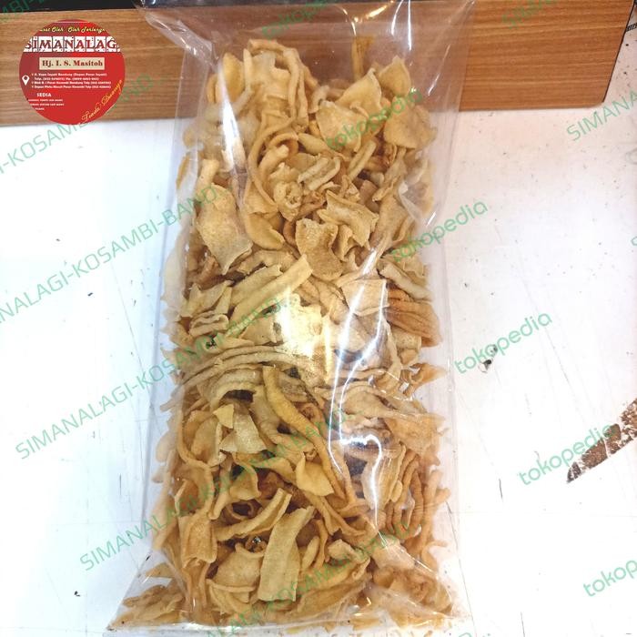 

Sedia KERIPIK USUS AYAM TANPA TEPUNG 200GR oleh oleh bandung
