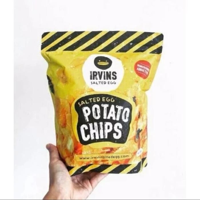 

Sedia IRVINS Salted egg Potato chips Berbagai Ukuran