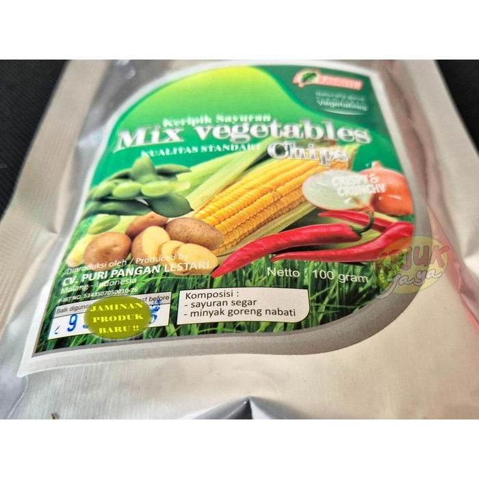 

Sedia Keripik Sayur/ Keripik sayur Mix Khas Malang 100 Gram