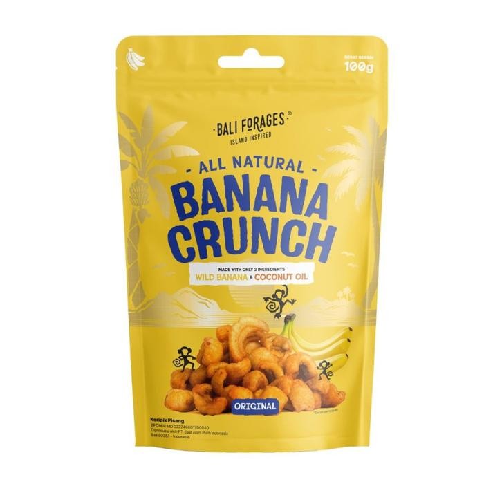 

Sedia Banana Crunch Wild Banana Chips Pisang Keripik - Bali Forages