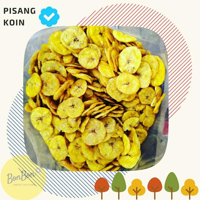 

Sedia KERIPIK PISANG KOIN BULET / KRIPIK PISANG MANIS BULAT GEN CARAMEL