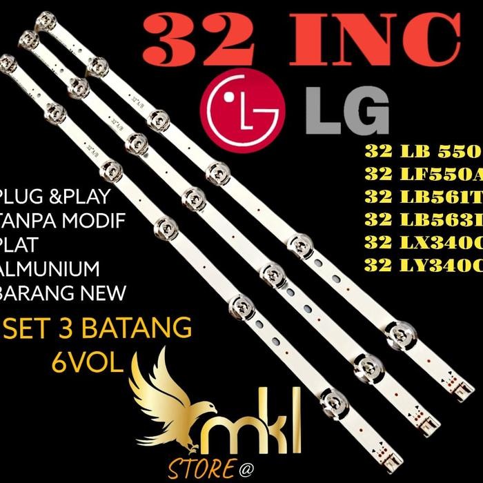 Terlaris BACKLIGHT TVLED LG 32LB550A 6KANCING BESAR 6KANCING 6VOL LENSA BESAR SALE