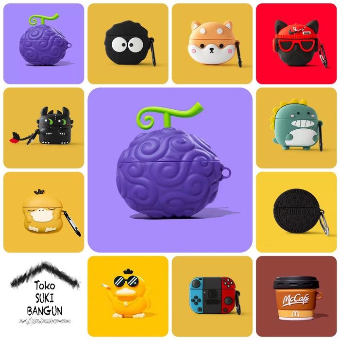 (Allthebest) Case Bowie WM05 TWS Rubber CUTE CARTOON Cover Casing Pouch