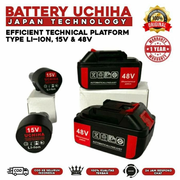 (Allthebest) baterai bor cordless potong rumput dll uchiha hyuga 42v 36v 15v 13v 12v - 25v uchiha