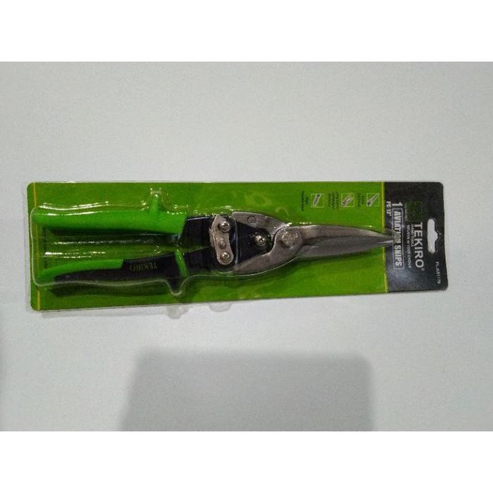 (Allthebest) TEKIRO gunting BAJA RINGAN gunting SENG 10 inch kanal C gunting aluminium 10inch