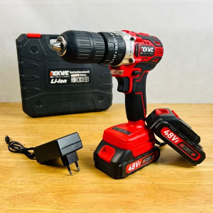 (Allthebest) PROMO Bor cordless DEKWE DK1048 brushless 48v fullset impact drill