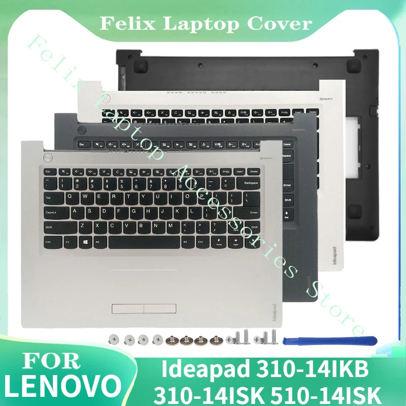 New For Lenovo Ideapad 310-14IKB 310-14ISK 510-14ISK Replacemen Laptop Accessories Palmrest And Keyb