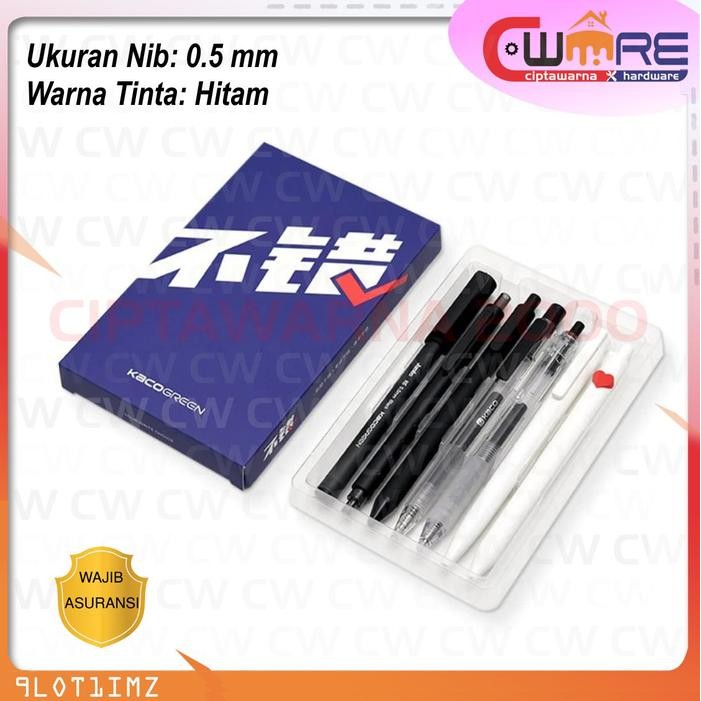 

Pena Tulis Kantor sekolah Mijia Signing Gel Ink Pen Pena Pulpen Hitam