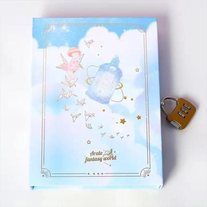 

(Gembok) Buku Tulis Catatan Jurnal Memo Diary Note book Privacy Notebook dengan Kotak Box dan Gembok