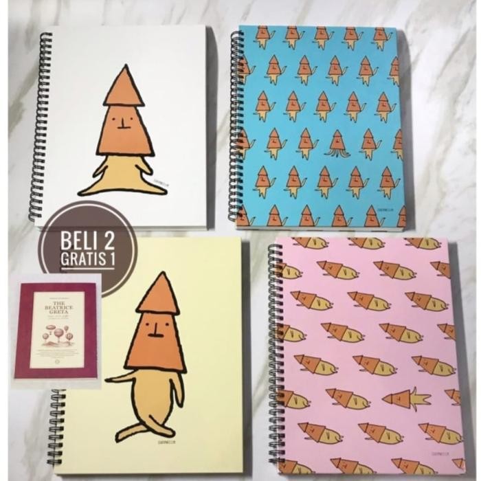 

Buku tulis notebook squid design