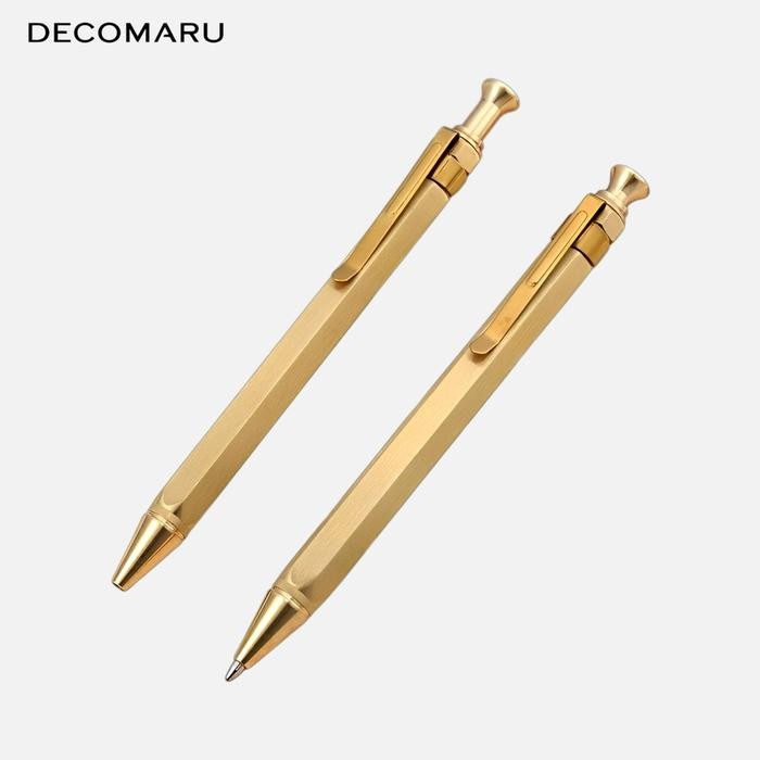 

Brass Ballpoint Pocket Clip EDC Pen Alat Tulis Pulpen ID0048