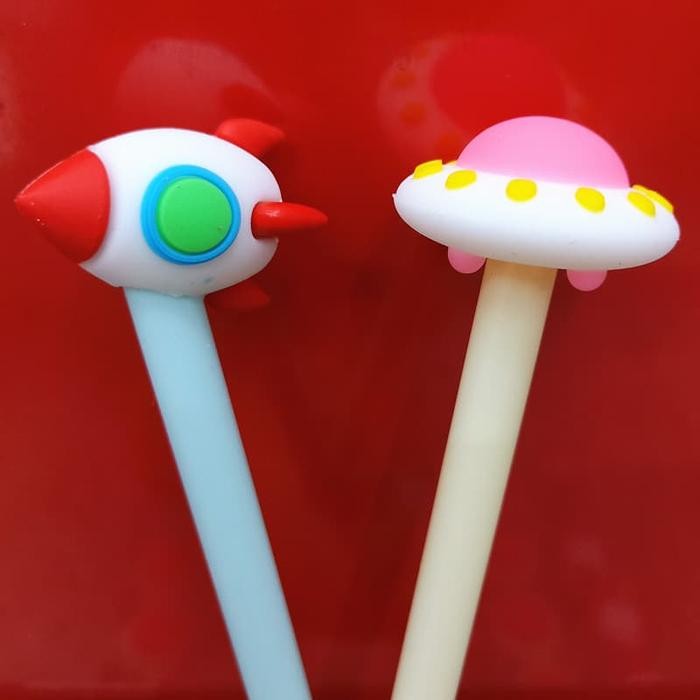

Pulpen Gel Unik / Pen Gel Rocket & UFO Lucu