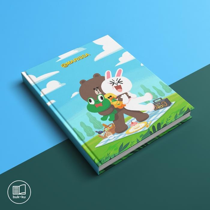 

NotebooK LINE Custom / buku catatan / tulis note