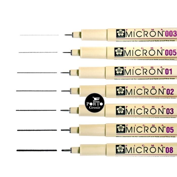 

Sakura Pigma Micron 0.3 Drawing Pen High Quality Pigment Fine Point 03