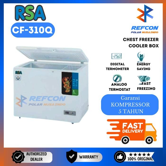Chest Freezer RSA CF-310 / CF310 Freezer Box 310 liter