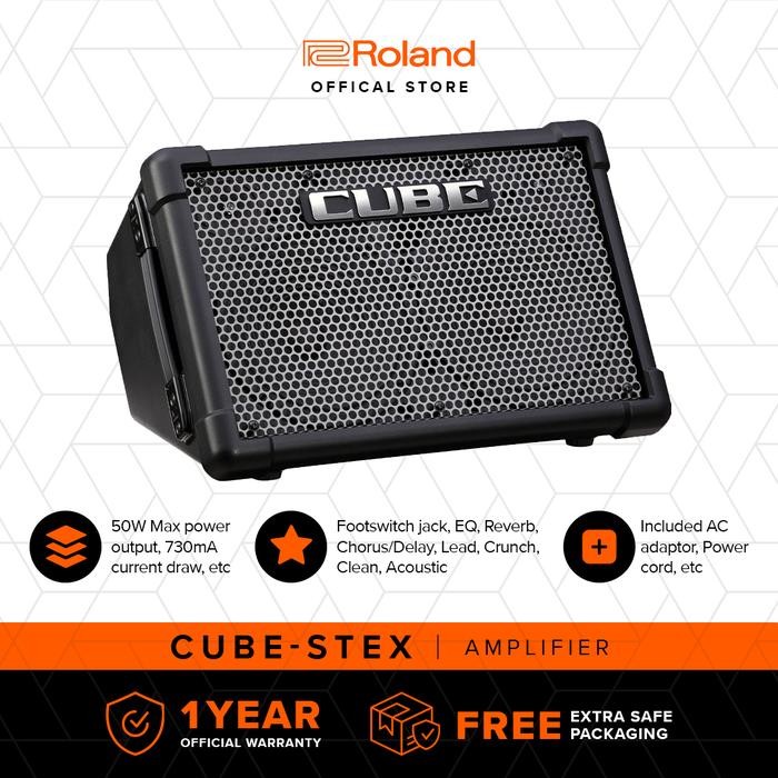 Best Seller Roland Cube Street Ex Battery-Powered Stereo Amplifier Portable Mini