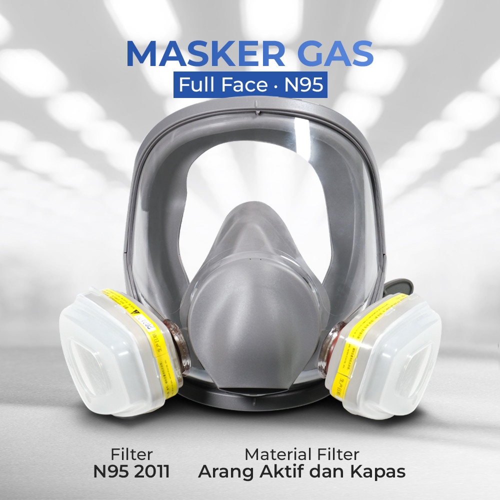 Masker Gas Respirator Full Face N95