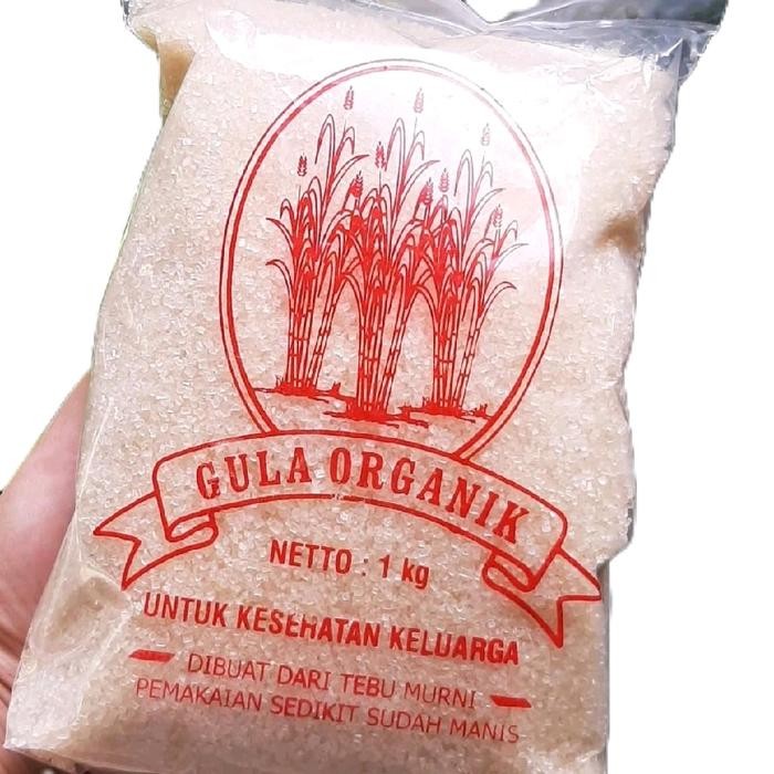 

DISKON Gula Tebu Organik kemasan 1kg Manis READY STOCK