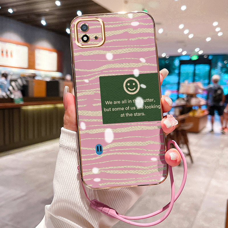 Casing Hp Untuk Realme C20 C20A C11 2021 C11 2020 Case Casing garis Kesing HP Cesing Silikon Softcas