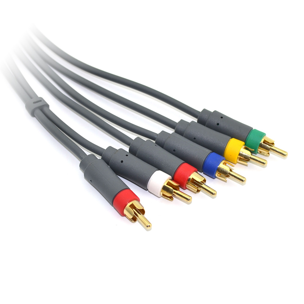 High quality cable for XBOX360 Xbox 360 Console HD TV Component Composite Cord AV Audio Video Cable