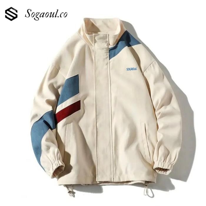 Jaket Vintage Sogaoul Tracksuit White