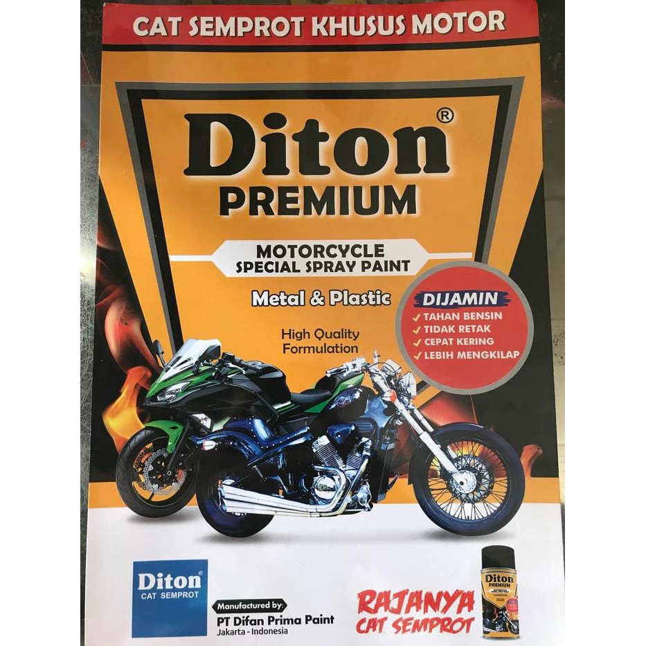 Diton Premium/ Clear + Activator/ Cat Semprot