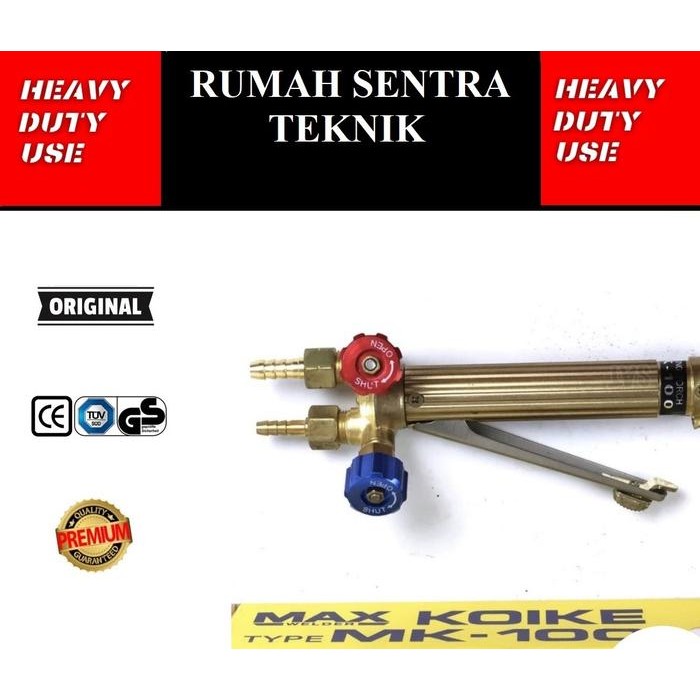 Terbatas Cutting Torch Mk 100 Max Koike Mk 100 Stang Blender