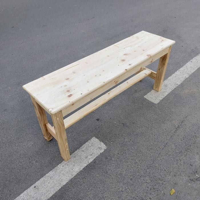 Kursi Kayu Panjang / Kursi Panjang Kayu Jati Belanda /Kursi Kayu Murah Gratisongkir