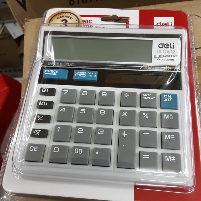 

Deli Calculator W39231N-DLC512