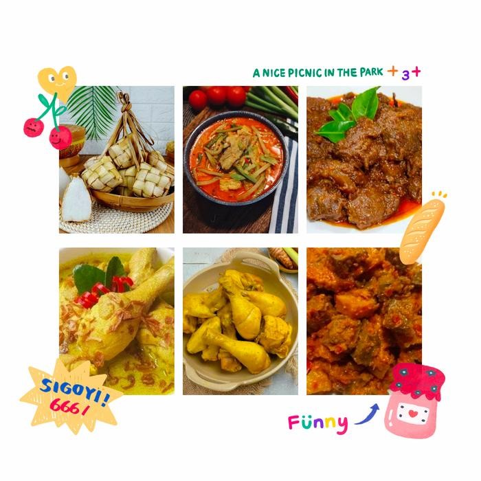 

paket menu masakan lebaran istimewa dan komplit