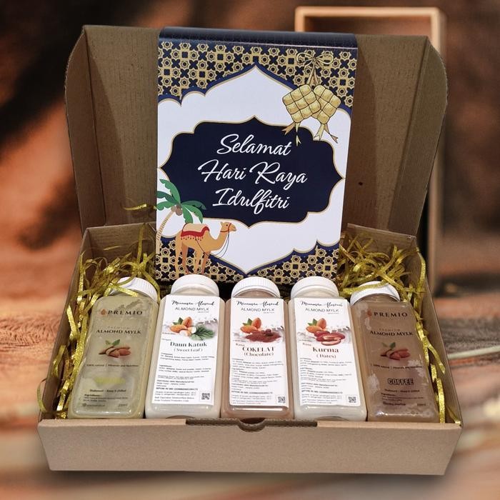 

Hampers isi Susu Almond cocok untuk hantaran berbagai perayaan hari raya dan lain2