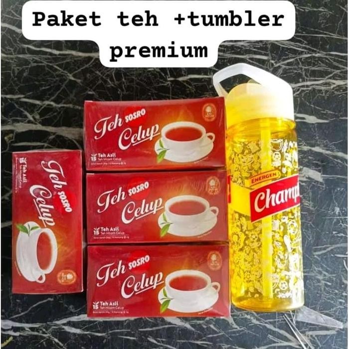

Paket Teh Celup Get Tumbler(Botol champion)