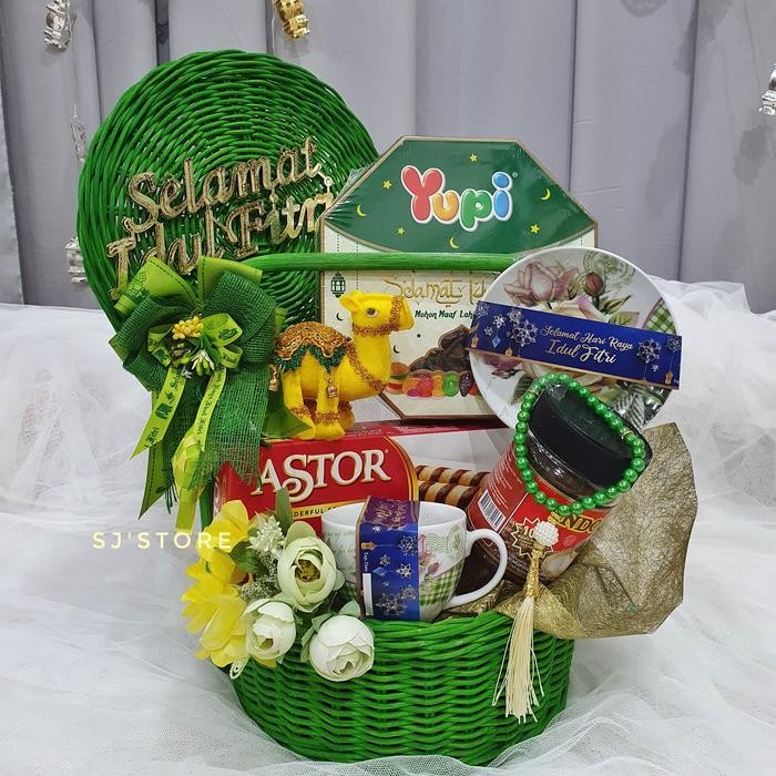 

Parcel pecah belah dan box bunga lebaran idul fitri hampers ramadhan