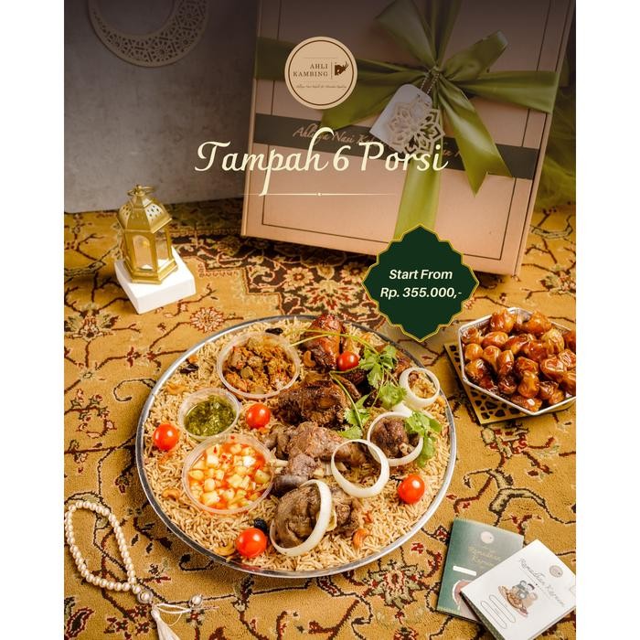 

Hampers Nasi MIX (Kebuli-Mandhi) Tampah 6 Porsi