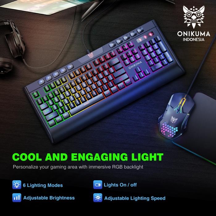(Expert) ONIKUMA G21 + CW902 Gaming Keyboard & Mouse Set