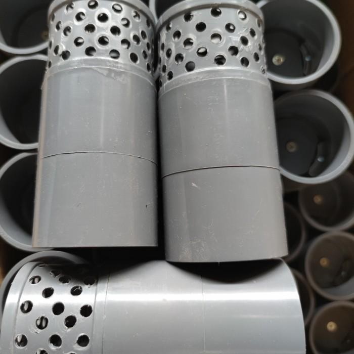 Expert tusen klep pvc 2 inch 2,5 inch klep god tanpa dan saringan