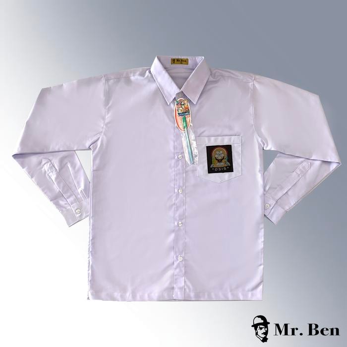 (Expert) KEMEJA SMA CYC PANJANG BAHAN TEBAL SWESI SERAGAM SEKOLAH MR BEN